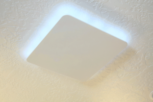 OverVent Simple Blend Universal Bathroom Exhaust Fan Cover creates a smart bathroom fan by automating the fan and providing a bathroom night light
